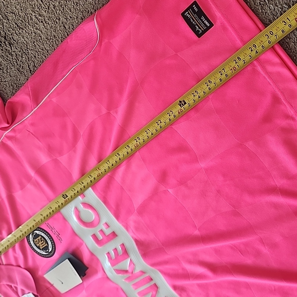 Nike FC Polo Shirt Men XL Hyper Pink Loose Dri-Fit Soccer Jersey Performance $68 - Picture 16 of 17